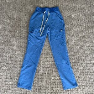 Women’s Figs High Waisted Yola Skinny Scrub Pants - Ceil Blue - Size XXS